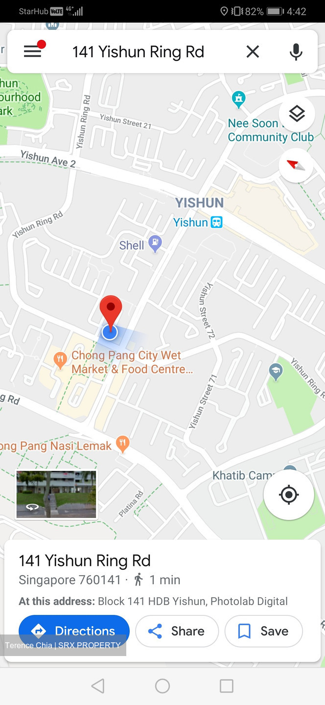 Blk 141 Yishun Ring Road (Yishun), HDB 4 Rooms #564129091